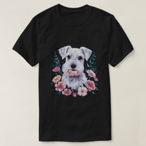 Cute Schnauzer T_Shirt