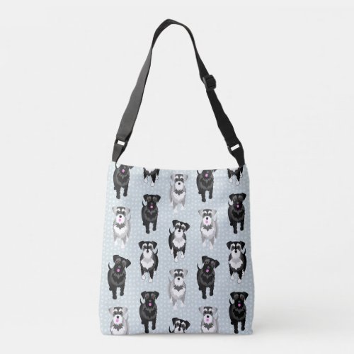 Cute Schnauzers Crossbody Bag