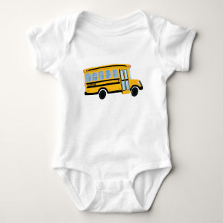 Cute School Bus Baby Bodysuit