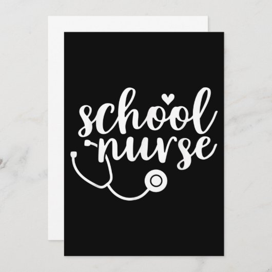 Cute School Nurse Appreciation (Front/Back)