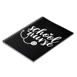 Cute School Nurse Appreciation Notebook