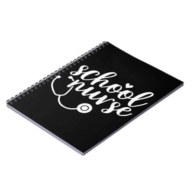 Cute School Nurse Appreciation Notebook (Left Side)