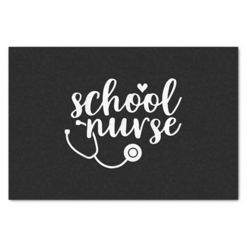 Cute School Nurse Appreciation Tissue Paper