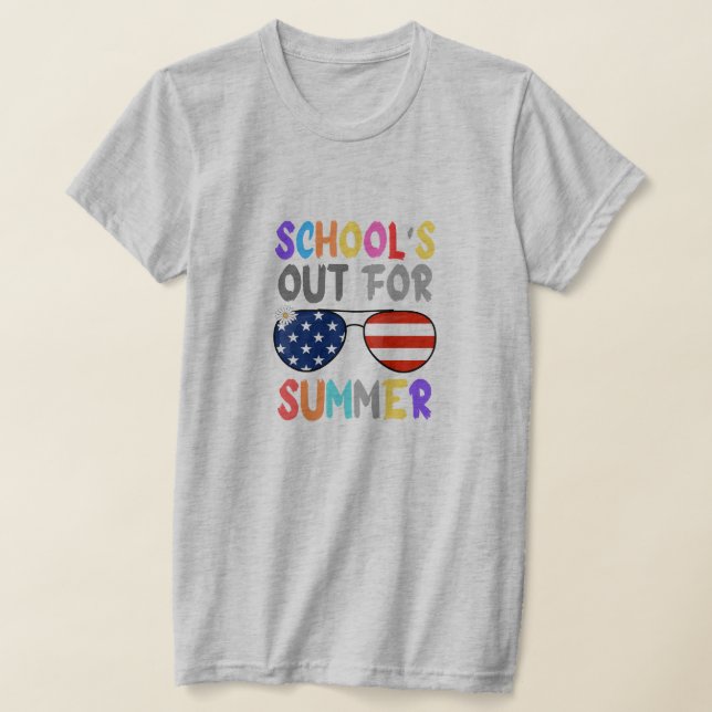  Cute School out for summer  T-Shirt (Laydown)