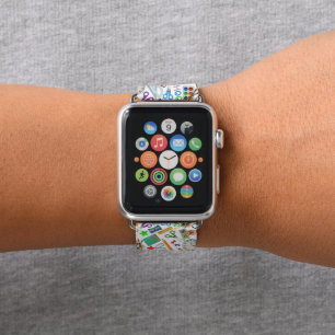 Cute school pattern Teacher Apple Watch Band