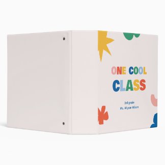 Cute School Personalized Binder