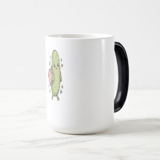 Cute School Pickle Character Cartoon Clipart Color Morph Mug