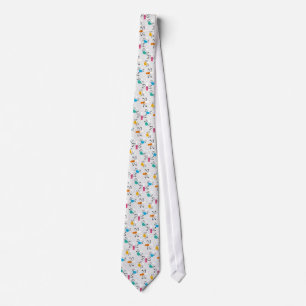 Cute Science Concept Pattern Cool Geek Design Neck Tie