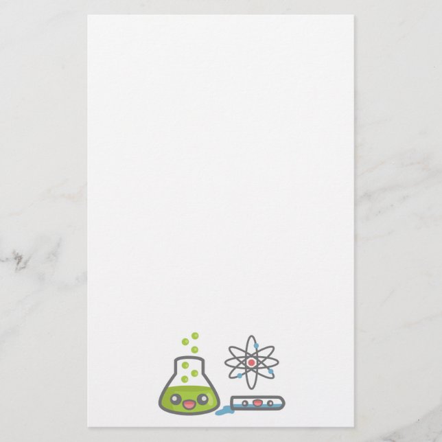 Cute Science Equipment Stationery (Front)