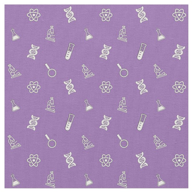 Cute Science Fabric (Close Up)