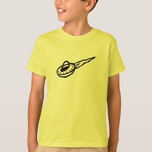 cute science space craft rocket design kids astro T_Shirt