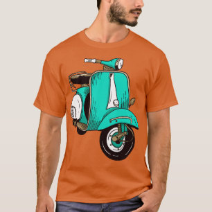 Cute Scooter Illustration T-Shirt