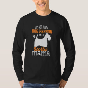 Cute Scottie Mom  Scottie Mama Dog  Mother's Day T-Shirt