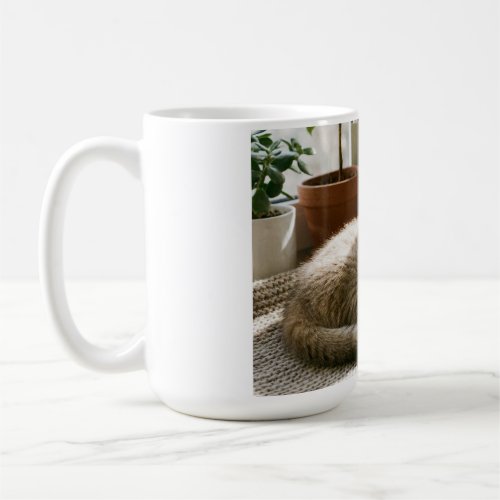 Cute Scottish Fold Cat Mug - Cozy Cat Lover Coffee