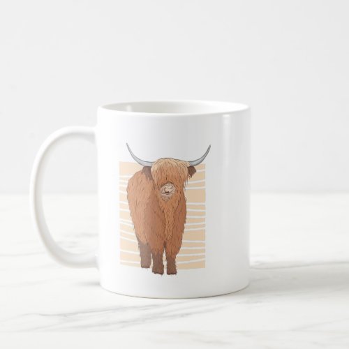 Cute Scottish Highland Cattle Yak Cow Whisperer Fa Coffee Mug