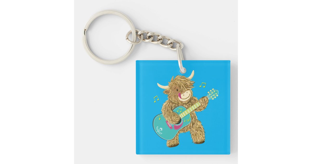 Highland Cow Key Ring Highlands Cow Keychain Highlands Cow Ornament for  Backpack