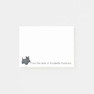 Cute Scottish Terrier Personalize Post-it Notes