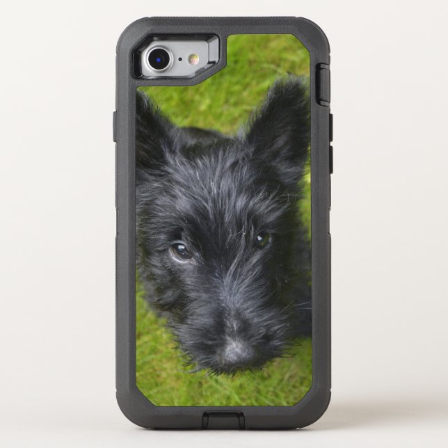 Cute Scottish Terrier Puppy Otterbox iPhone Case (Back)