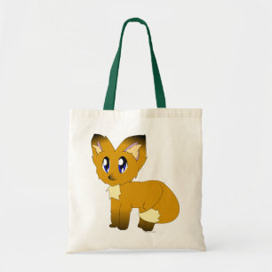 Cute Scruffy Little Fox Tote Bag