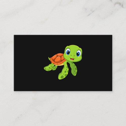 Cute Sea Baby Turtle Gift Business Card
