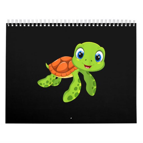 Cute Sea Baby Turtle Gift Calendar