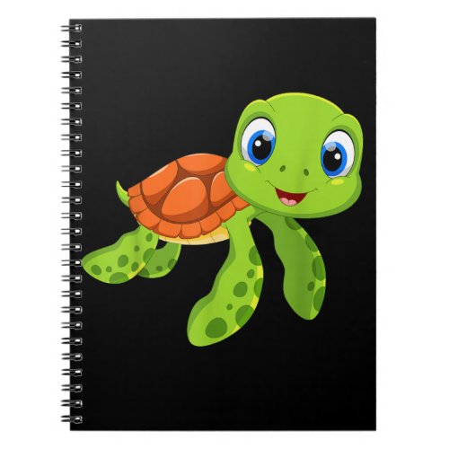 Cute Sea Baby Turtle Gift Notebook