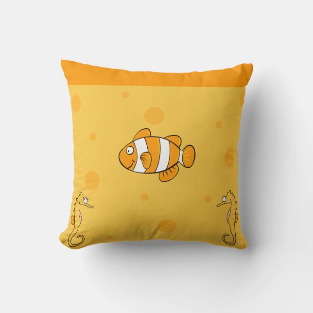 Cute Sea Creature Pillows (Front)
