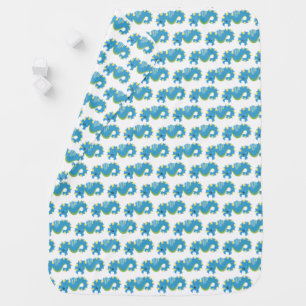 Cute sea creature - Seahorse Baby Blanket