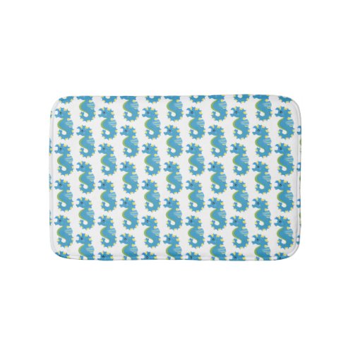 Cute sea creature _ Seahorse Bath Mat