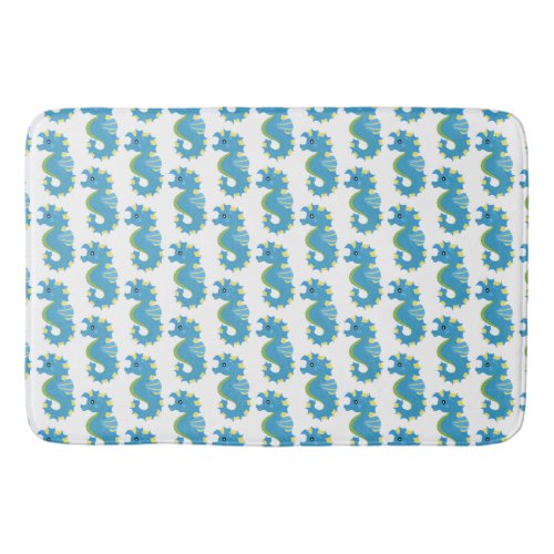 Cute sea creature _ Seahorse Bath Mat