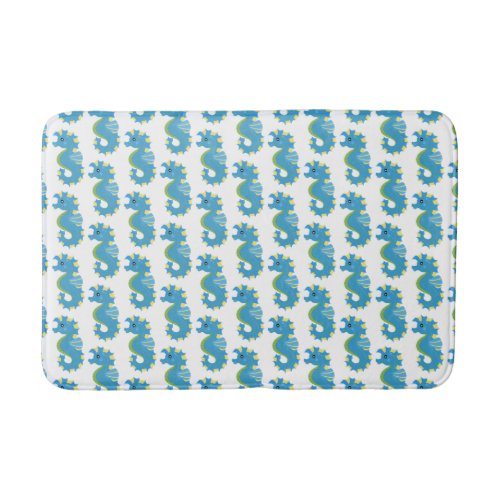 Cute sea creature _ Seahorse Bath Mat