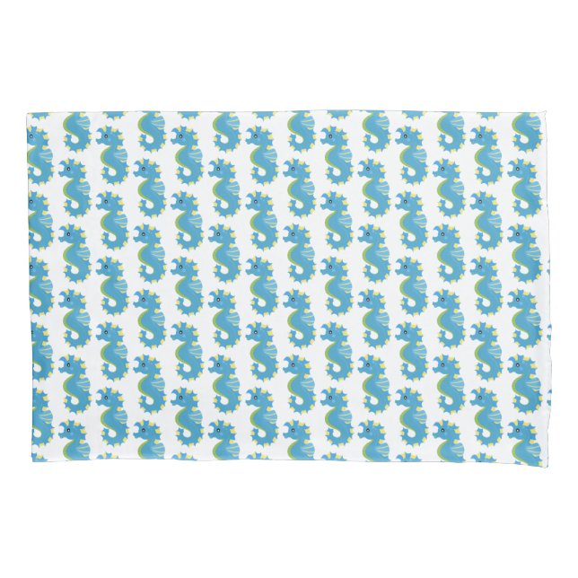 Cute sea creature - Seahorse Pillow Case (Front-Left)