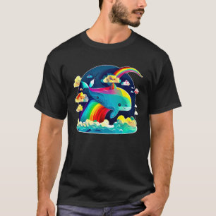 Cute Sea Creatures Sea Unicorn Mammal Narwhal T-Shirt