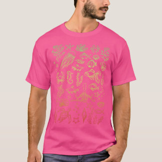 Cute Sea Creatures Streetwear T-Shirt