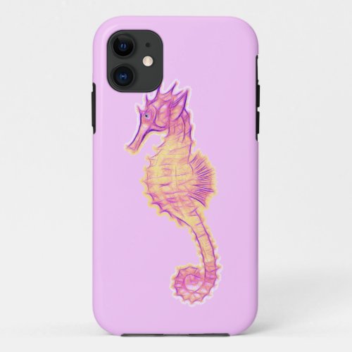 Cute Sea Horse Marine Animal Gift iPhone 11 Case