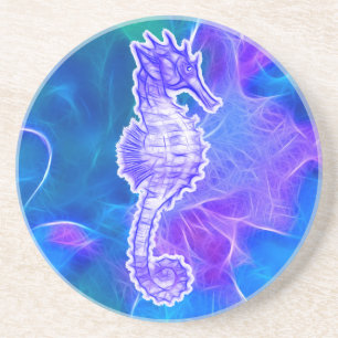 Cute Sea Horse Marine Animal Gift Drink Coaster