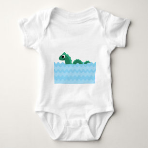Cute Sea Monster Baby Bodysuit