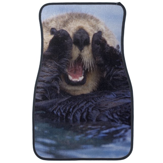 Cute Sea Otter | Alaska, USA Car Mat (Front)