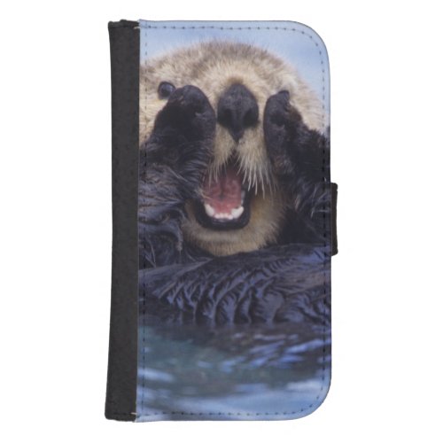 Cute Sea Otter  Alaska USA Galaxy S4 Wallet Case