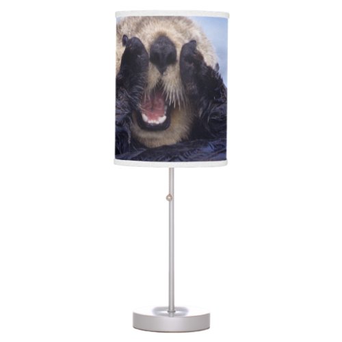 Cute Sea Otter  Alaska USA Table Lamp