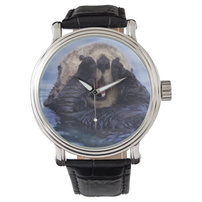 Cute Sea Otter | Alaska, USA Watch (Front)