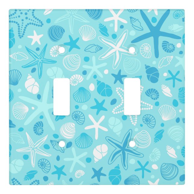 Cute Sea Pattern Light Switch Cover (Front)