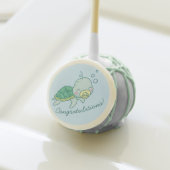 Cute Sea Turtle Baby Shower Kawaii Cake Pops (Front Insitu)