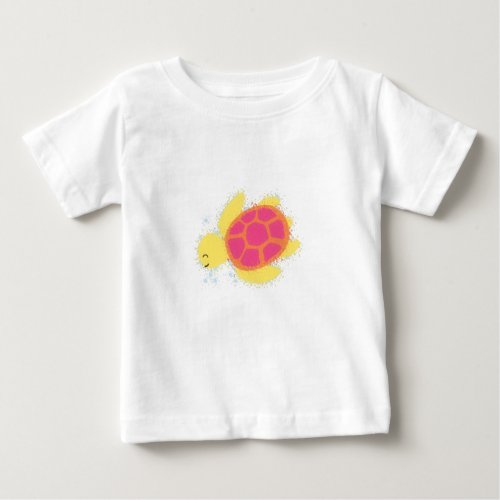 Cute Sea Turtle Baby T_Shirt