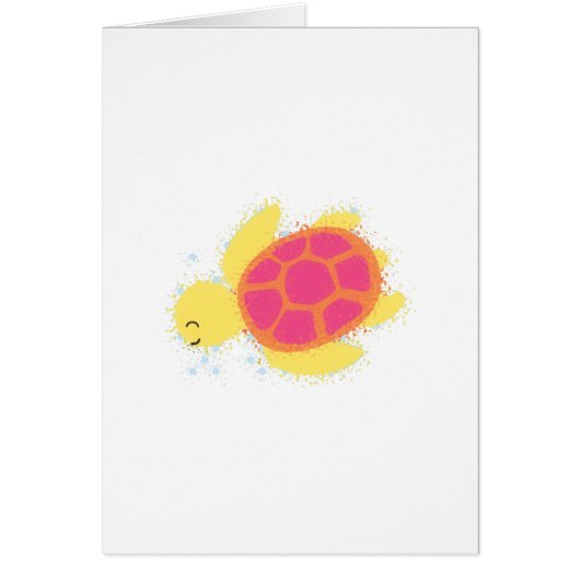 Cute Sea Turtle Cards (Front)