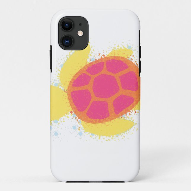 Cute Sea Turtle Case-Mate iPhone Case (Back)
