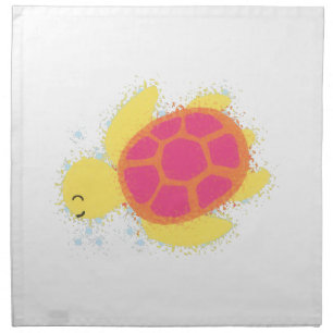 Cute Sea Turtle Napkin