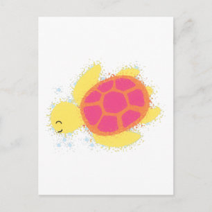 Cute Sea Turtle Postcard
