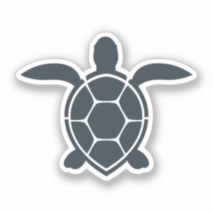 Cute sea turtle sticker