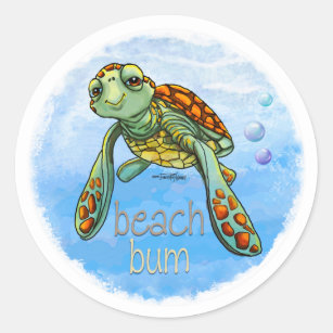 Cute Sea turtle stickers